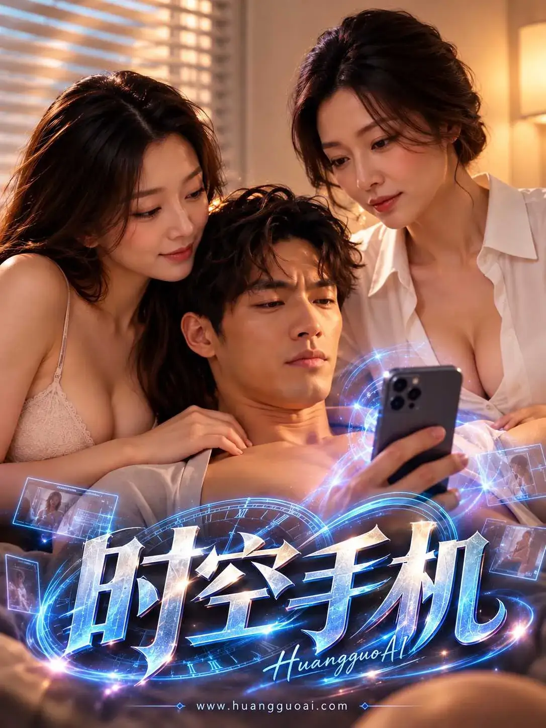 短剧封面：时空手机
