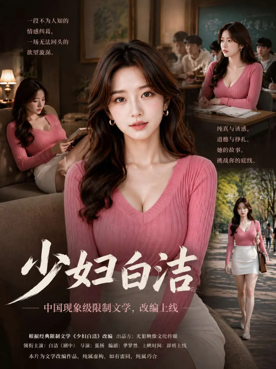 短剧封面：少妇白洁